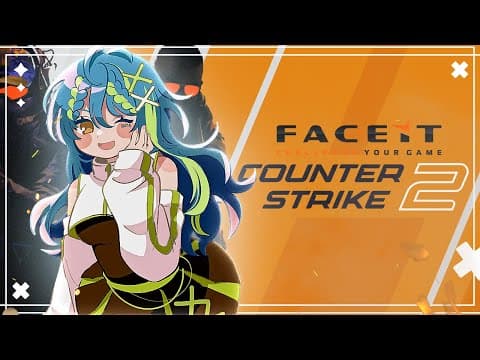 【COUNTER-STRIKE 2/FACEIT 2.0】Let's grind to LV 9 today!!【#VSPOEN #RemiaAotsuki】